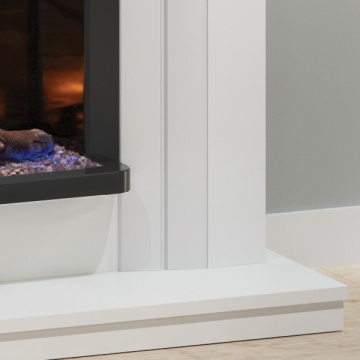 Elgin & Hall Pryzm Velino Electric Fireplace Suite